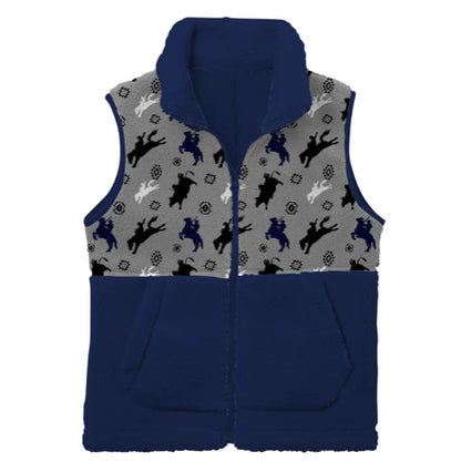 Boys Roughstock Fleece Vest by Shea Baby