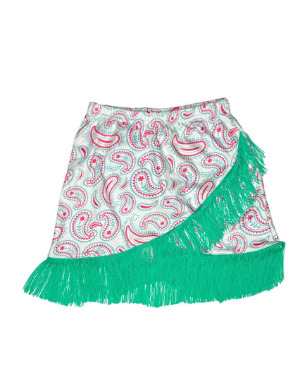 Girls Paisley Fringe Skirt by Shea Baby