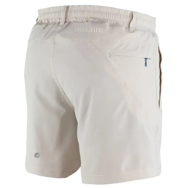Men's Freeballer Shorts by Meripex-Stone Khaki