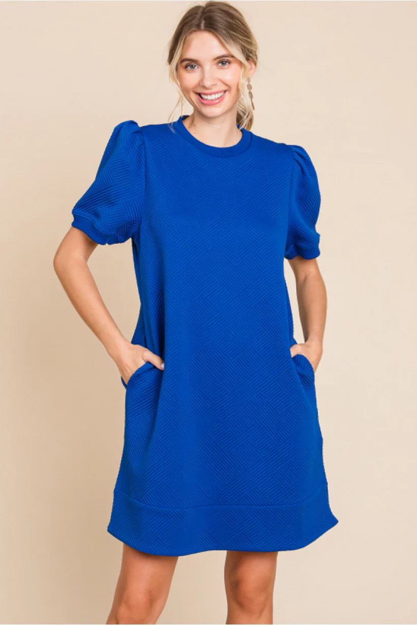 jodifl blue dress Jodifl Abstract Printed Maxi Dress in Blue S