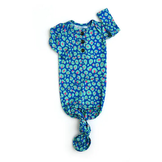 Baby Bamboo Miley Leopard Gown