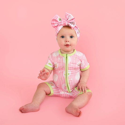 Girls Piper Golf Shorty Zip Bamboo One Piece by Gigi & Max