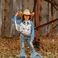 Girls Rancher Cowgirl Pearl Snap Onesie or Shirt by Shea Baby
