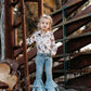 Girls Pink Vintage Cowgirl Pearl Snap Onesie or Shirt by Shea Baby