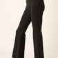 Ladies Surplice V Waist Flare Leg Pants by Mittoshop