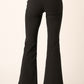 Ladies Surplice V Waist Flare Leg Pants by Mittoshop