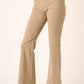 Ladies Surplice V Waist Flare Leg Pants by Mittoshop