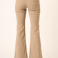 Ladies Surplice V Waist Flare Leg Pants by Mittoshop