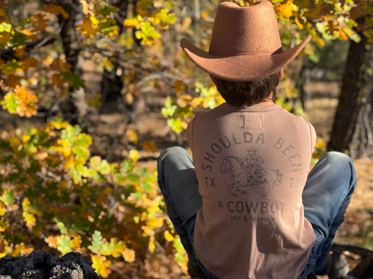 Boys Shoulda Been A Cowboy Cherokee Printed Tee by Me & Henry