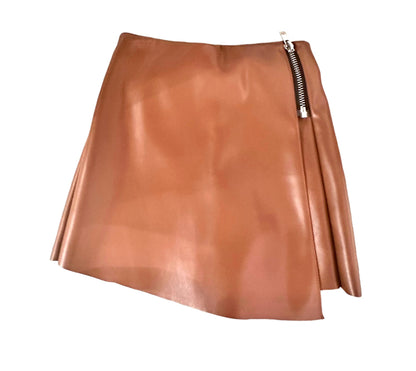 Girls Brown Leather Skort by Shea Baby