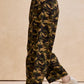 Ladies Bibi Camo Printed High-Waisted Drawstring Pants