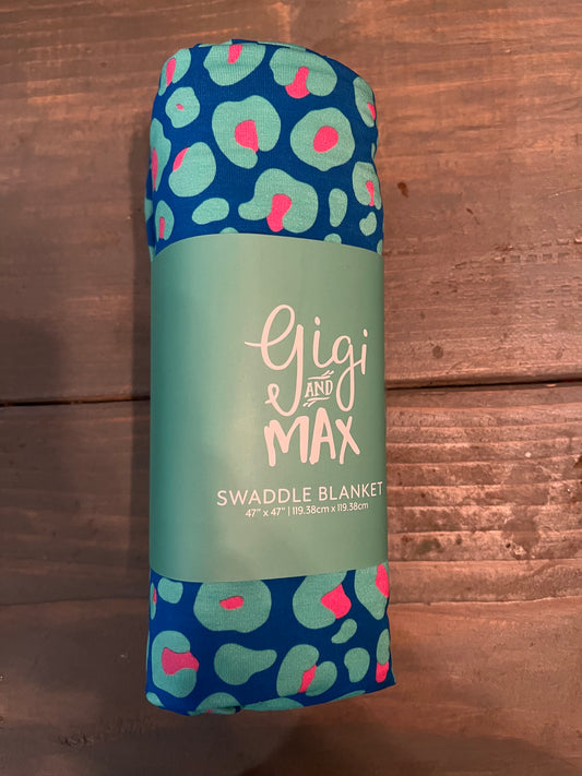 Miley Leopard Swaddle Bamboo Baby Blanket