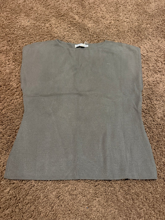 Ladies Drop Shoulder Boat Neck Sweater Top-Olive