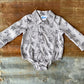 Boys Brand Print L/S Pearl Snap Onesie or Shirt by Shea Baby