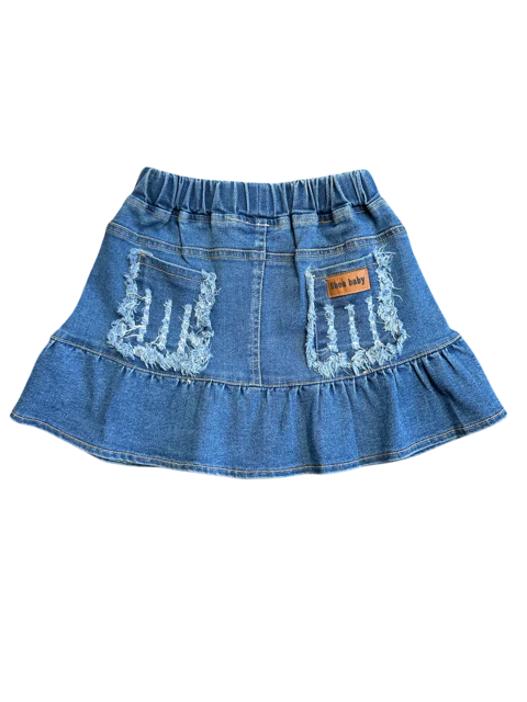 Girls Denim Skirt by Shea Baby
