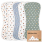 KeaBabies 5-Pack Urban Burp Cloths
