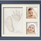 KeaBabies Baby Handprint, Footprint Keepsake Solo Frame