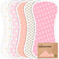 KeaBabies 5-Pack Urban Burp Cloths