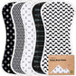 KeaBabies 5-Pack Urban Burp Cloths