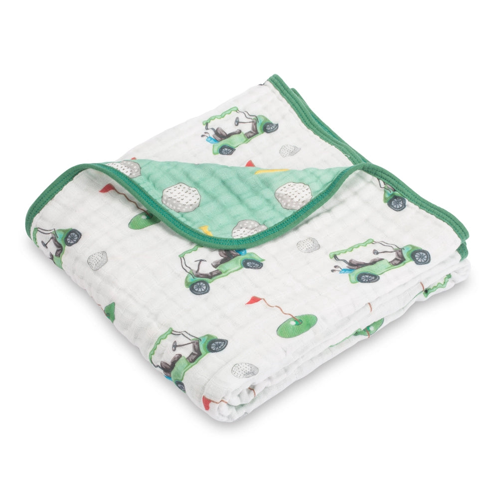 LollyBanks Golf A Round Muslin Quilt