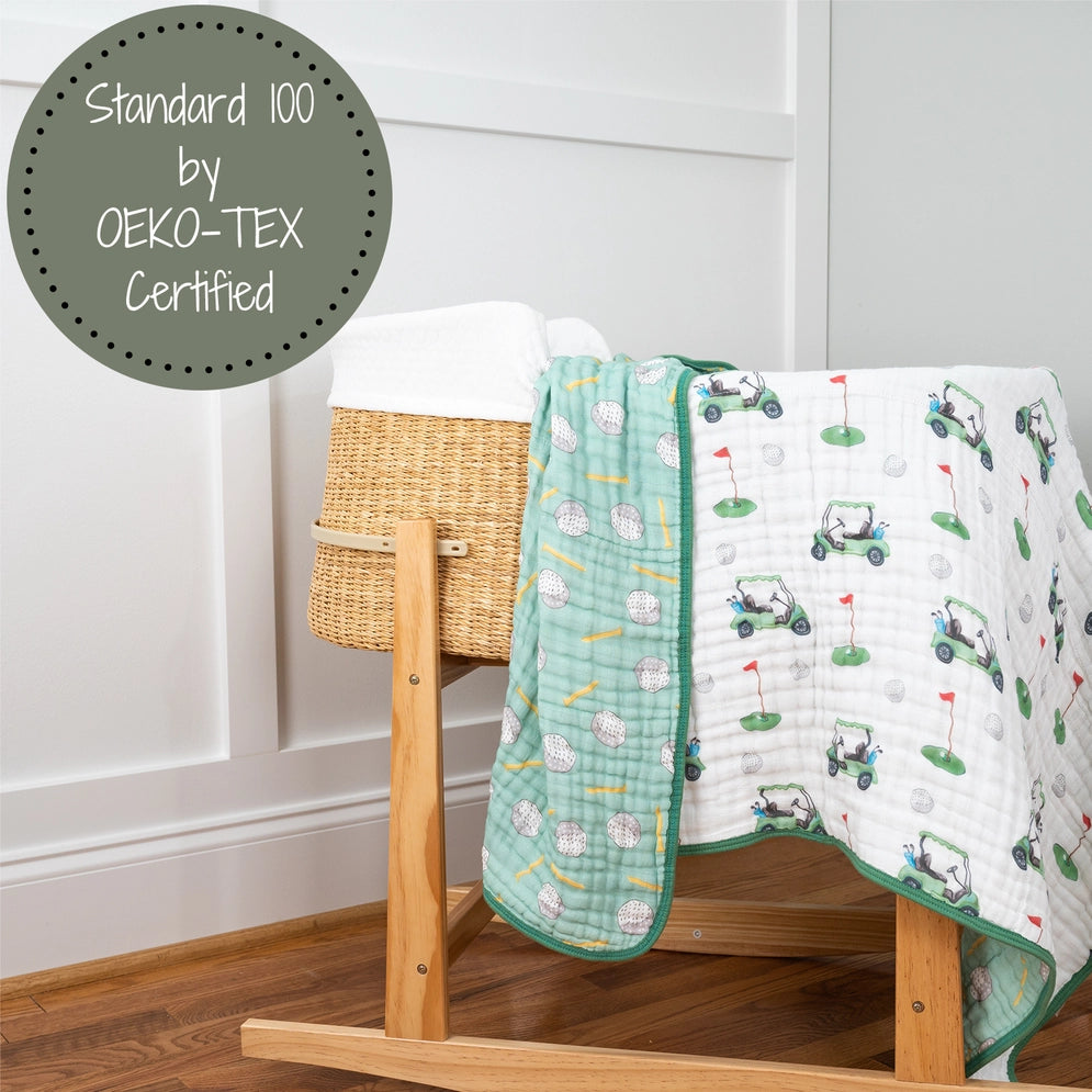 LollyBanks Golf A Round Muslin Quilt