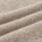 Ladies Pale Khaki Tied Front Drop Shoulder Chunky Casual Cardigan