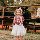 Girls Yeehaw Cowgirl L/S Fringe Onesie or Shirt by Shea Baby