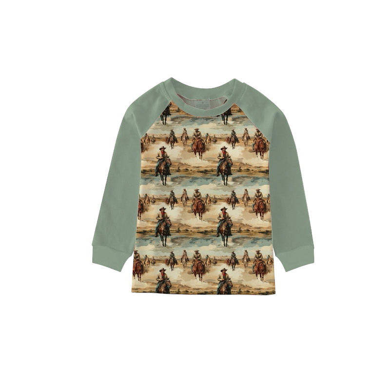 Boys Sunrise Cowboy L/S Tee by Shea Baby