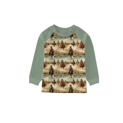 Boys Sunrise Cowboy L/S Tee by Shea Baby