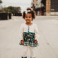 Girls Green Floral Horse LS Leggings Set by Shea Baby