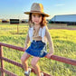 Girls Tan Solid w/t Fringe Onesie or Shirt by Shea Baby