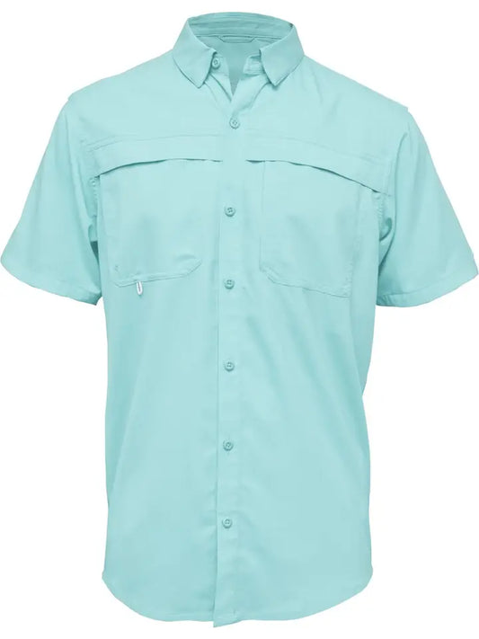 Men's Sowal Short Sleeve Fishing Shirt-Arctic