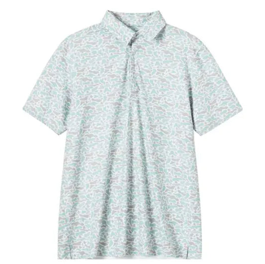 Boys Marsh Camo Polo Shirt by Meripex