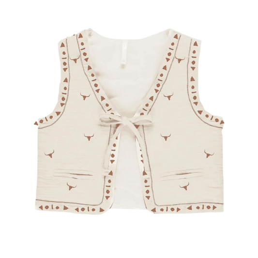 Girls Desert Horizon Pants & Vest Set by Shea Baby