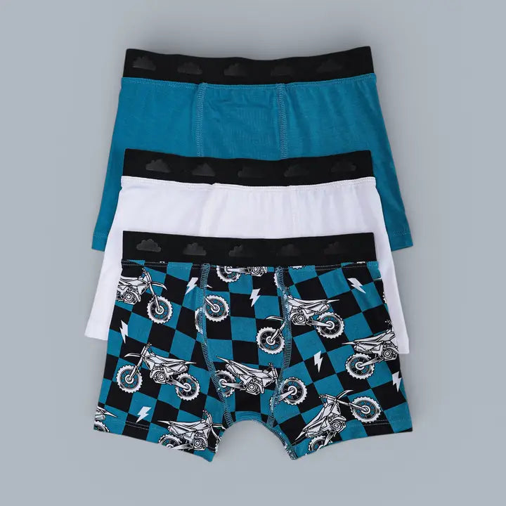 Boys Moto Mayhem Boxer Brief Set by Dream Big Little Co.