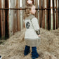 Girls Horseshoe Long Cardigan Sweater by Shea Baby