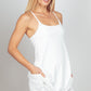 Ladies Sleeveless Active Tennis Dress by VeryJ - White