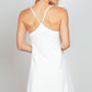 Ladies Sleeveless Active Tennis Dress by VeryJ - White
