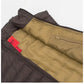 Men's Sleeveless Puffer Vest-Brown & Khaki