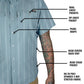 Men's Daryll Short Sleeve Shirt - Mid Blue