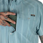 Men's Daryll Short Sleeve Shirt - Mid Blue