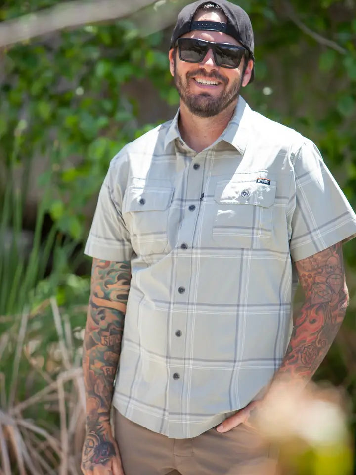 Men's Jack Knife Short Sleeve Shirt - Sage Green