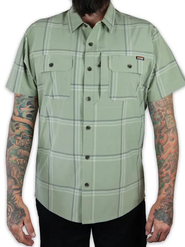 Men's Jack Knife Short Sleeve Shirt - Sage Green
