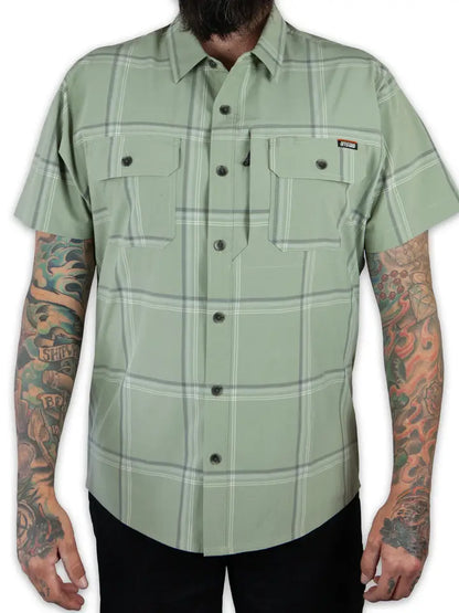 Men's Jack Knife Short Sleeve Shirt - Sage Green