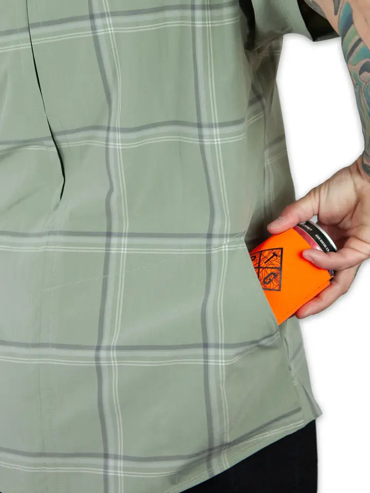 Men's Jack Knife Short Sleeve Shirt - Sage Green