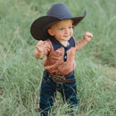 Boys YEEHAW Boys Print Onesie or Tee by Shea Baby