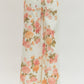 Ladies Floral Print Wide-Leg Pants by Entro-Ecru