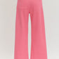 Ladies Mid Rise Ankle-Length Pants by Entro-Pink