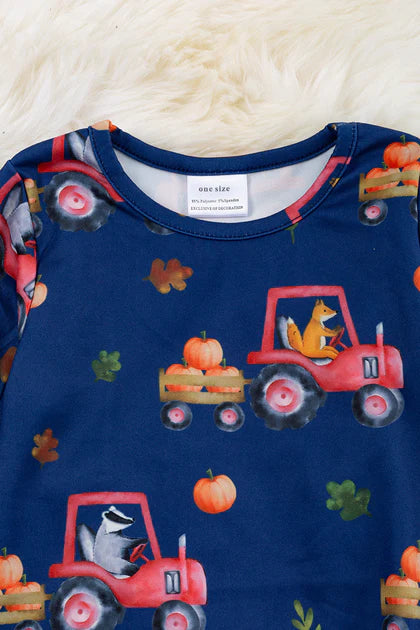 Fall in the Farm Baby Gown