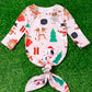 Christmas in the Farm Baby Gown